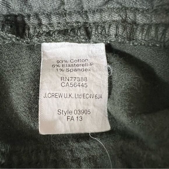 J. Crew Pants Womens 26 Regular Green Midrise Toothpick Corduroy Skinny Stretch - Picture 10 of 15